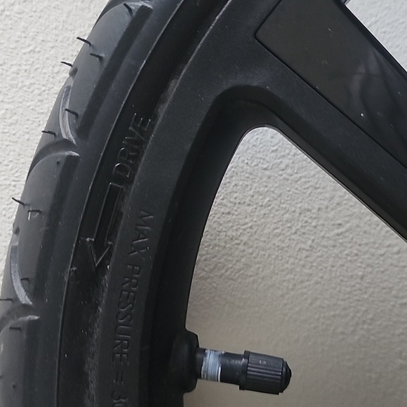 Bob Revolution SE 16" Stroller Rear Wheel Rim & Tire Left Side - Picture 3 of 7